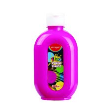 Farba plakatowa KEYROAD neonowa różowa 300ml butelka