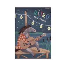 Zeszyt A5 w kratkę styl Book i Retro 1 sztuka