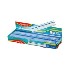 Linijka plastikowa KEYROAD, transparentna, długość 20 cm, 1 sztuka