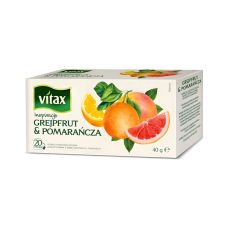 Herbata owocowa Vitax Inspirations grejpfrut i pomarańcza 20 torebek