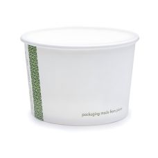 Pojemnik papierowy na zupy i desery 250 ml średnica 90 mm 50 sztuk