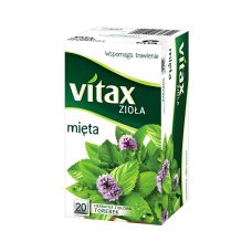 Herbata ziołowa VITAX mięta ekspresowa 20 torebek