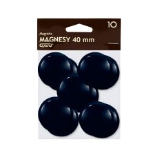 Magnes 40mm GRAND, czarny, 10 sztuk