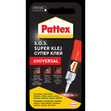 Klej uniwersalny SUPER PATTEX S.O.S. Ocean przezroczysty 3g do biura i gastronomii