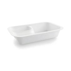 Pojemnik z trzciny cukrowej z dipem 360 ml 19 x 13 x 3,5 cm seria 3 50 sztuk