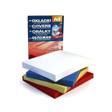 Okładki do bindowania Argo karton Delta skóropodobny A4 szary 100 sztuk
