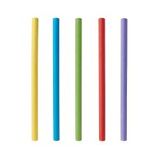 Słomki papierowe koktajlowe mix kolorów długość 150 mm średnica 7 mm 500 sztuk