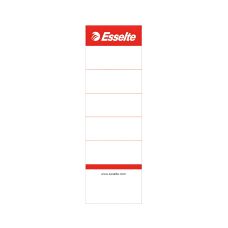 Etykiety grzbietowe do segregatorów 75mm (szerokość 50mm) białe 10szt 810801 ESSELTE