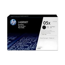 Oryginalny Dwupak Tonerów HP 05X (CE505XD) Black 2x6,5tys.