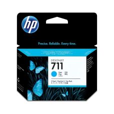 Tusz HP 711 Cyan CZ134A błękitny 3x29ml zestaw 3 sztuki