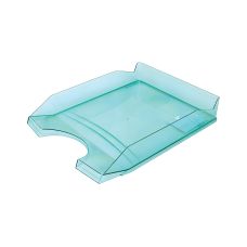 Szufladka na biurko OFFICE PRODUCTS polistyren i polipropylen A4 transparentna zielona