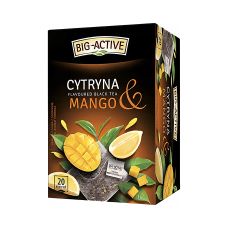 Herbata Czarna BIG-ACTIVE Cytryna & Mango 20 torebek
