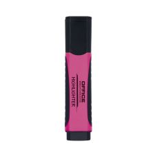Zakreślacz OFFICE PRODUCTS z gumowym uchwytem 2-5 mm różowy