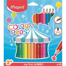 Kredki trójkątne Maped ColorPeps Jumbo 18 kolorów