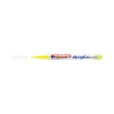 Marker akrylowy Edding 5300, okrągła końcówka 1-2 mm, kolor żółty neonowy