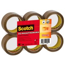 Taśma pakowa SCOTCH® 309 BRW mocna, 50mm x 66m, brązowa