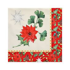 Serwetki papierowe 3-warstwowe Winterly 1/4 składane 40 x 40 cm 50 sztuk