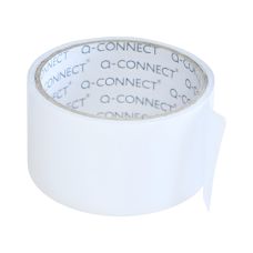 Taśma dwustronna Q-CONNECT przezroczysta o szerokości 50mm długości 5m do klejenia