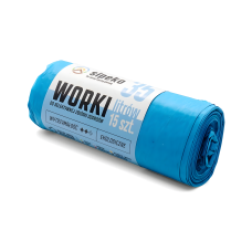 Worki LDPE mocne 35L 15 sztuk niebieskie