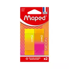 Gumka do ścierania Maped Neon 2 szt. blister