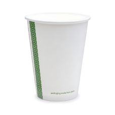Kubek papierowy biały jednorazowy Vegware Bio 350 ml średnica 90 mm 50 sztuk