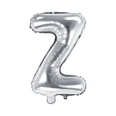 Balon Foliowy Litera Z Srebrny 35cm do Powietrza