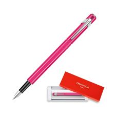 Pióro wieczne CARAN D'ACHE 849 Fluo Line stalówka M różowe