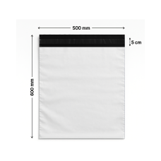 Foliopak wysyłkowy XXL 500x600 mm 45 mik op. 100 szt.