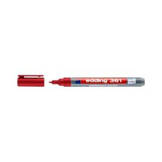 Marker do tablic suchościeralnych E-361 Edding 1 mm czerwony