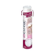 Płatki Kosmetyczne Bawełniane Cleanic Pure Effect 125 sztuk