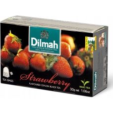 Herbata czarna Dilmah z aromatem truskawki 20 torebek