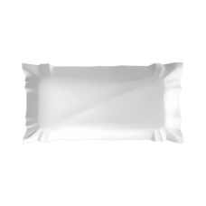 Tacka tekturowa biała z wzorem Szaszłyk 25 x 14 cm 500 sztuk