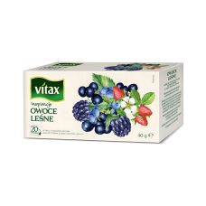 Herbata owocowa Vitax Inspirations owoce leśne 20 torebek