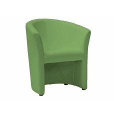 Fotel biurowy zielony ekoskóra Wenge Tm-1 Signal