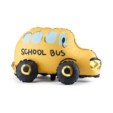 Balon Foliowy Stojący Autobus Mix Kolorów 66x36 cm