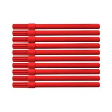 Flamaster biurowy OFFICE PRODUCTS czerwony 10 sztuk