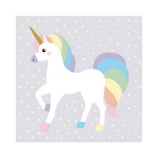 Serwetki papierowe 3-warstwowe Unicorn składane 1/4 33 x 33 cm 20 szt.