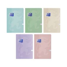 Brulion Oxford Touch Pastel A5 60 kartek kratka margines miękka oprawa