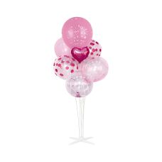 Zestaw balonów dekoracyjnych PARTY GO różowe 85 cm 7 sztuk