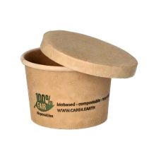Pojemnik papierowy kraft 45 ml wymiary 6 x 4,1 cm 50 sztuk do cateringu