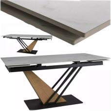 Stół rozkładany ceramiczny marmur 180-240x90 Signal