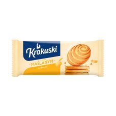 Ciastka Krakuski Maślane, klasyczne, kruche, opakowanie 200 g
