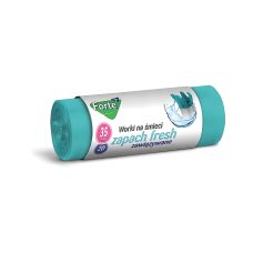 Mocne Worki na Śmieci 35L Wiązane Forte Fresh | 20 szt.