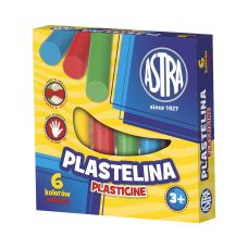 Plastelina szkolna Astra 6 kolorów