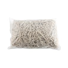 Gumki recepturki OFFICE PRODUCTS białe średnica 80mm grubość 1,5x1,5mm 60% kauczuku 1000g zgrzewka