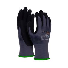 Rękawice ochronne DONAU SAFETY Flex kat. II rozmiar 11 szare z pianką nitrylową