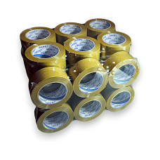 Taśma Pakowa BOPP Solvent 48mm 132m Havana Brązowa 1 Rolka