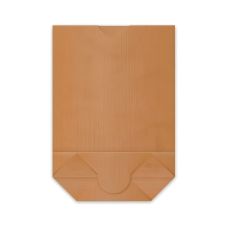 Torebka papierowa krzyżowa 10 kg 36+15 x 52 cm brązowa 250 sztuk