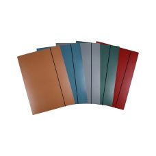 Teczka z gumką OFFICE PRODUCTS Natura A4 karton lakierowany 300gsm 3-skrzydeł mix kolorów