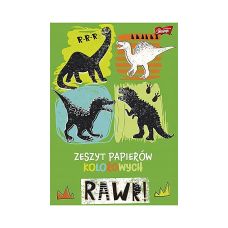 Zeszyt papierów kolorowych A5 10 kartek UNIPAP